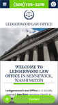 Mobile Screenshot of ledgerwoodlaw.net